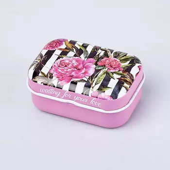 Шкатулка для хранения камней / украшений (розовый) 5,5х4х2,5 см