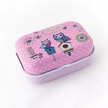 Шкатулка для хранения камней / украшений (розовый) 5,5х4х2,5 см