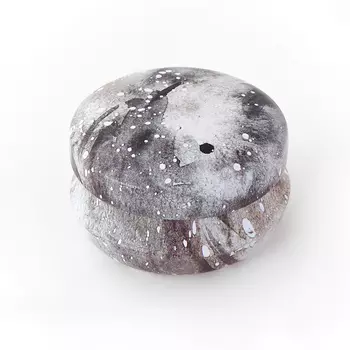 Шкатулка для хранения камней / украшений (серый) 4х2 см