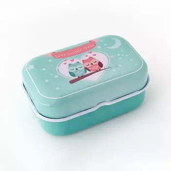 Шкатулка для хранения камней / украшений (зеленый) 5,5х4х2,5 см