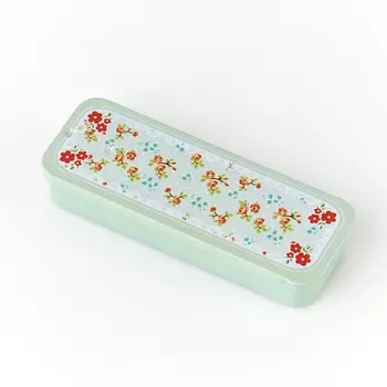 Шкатулка для хранения камней / украшений (зеленый) 95х35х15 мм