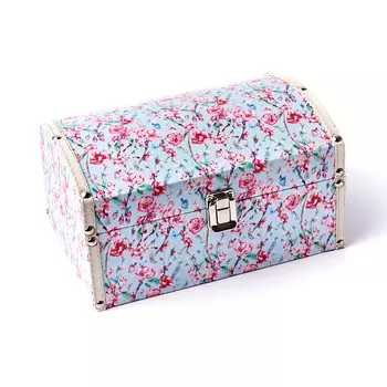 Шкатулка для хранения (кожа иск.) камней / украшений (микс) 25,5х18х14 см