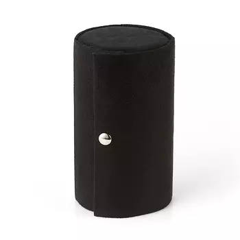 Шкатулка для хранения (текстиль) украшений (черный) 130х75 мм