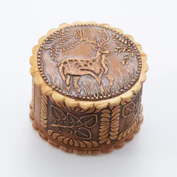 Шкатулка для хранения украшений 4,5х3 см