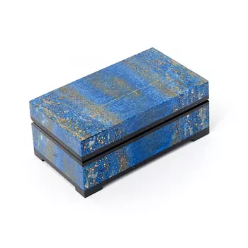 Шкатулка микс долерит, лазурит 9х5х4 см