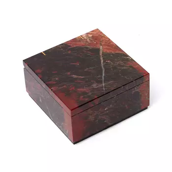 Шкатулка яшма уральская 7х7х3,5 см