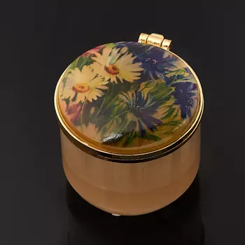 Шкатулка селенит 4х4,5 см