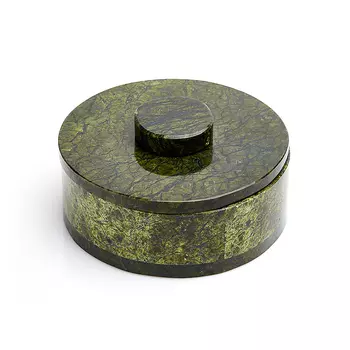 Шкатулка змеевик 11,5х5,5 см