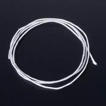 Шнурок (белый) 70 см (текстиль)