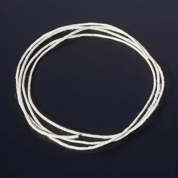 Шнурок (бежевый) светлый 70 см (текстиль)