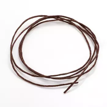 Шнурок (коричневый) 70 см (текстиль)