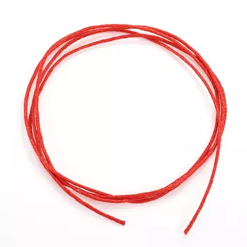 Шнурок (красный) 70 см (текстиль)