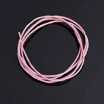 Шнурок (розовый) 70 см (текстиль)