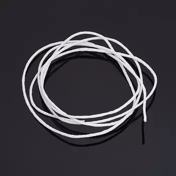 Шнурок (текстиль) (белый) 70 см