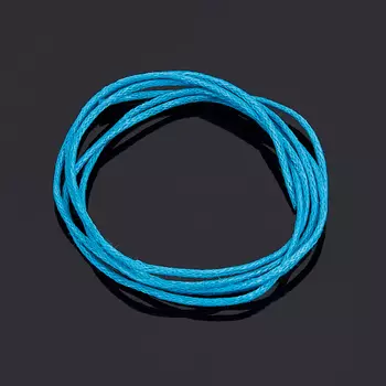 Шнурок (текстиль) (голубой) 70 см