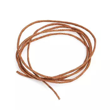 Шнурок (текстиль) (коричневый) 70 см