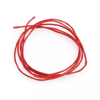 Шнурок (текстиль) (красный) 70 см