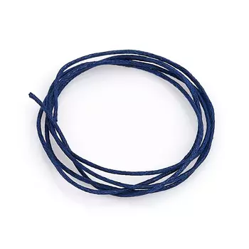 Шнурок (текстиль) (синий) 70 см