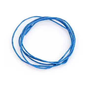 Шнурок (текстиль) (синий) 70 см