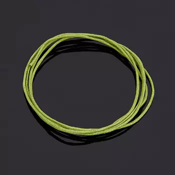 Шнурок (текстиль) зеленый 70 см