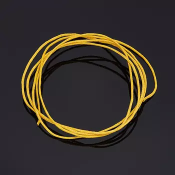 Шнурок (текстиль) (желтый) 70 см