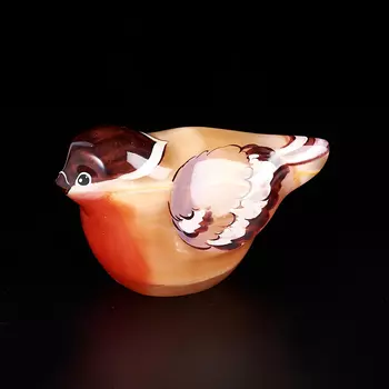 Снегирь селенит 7 см