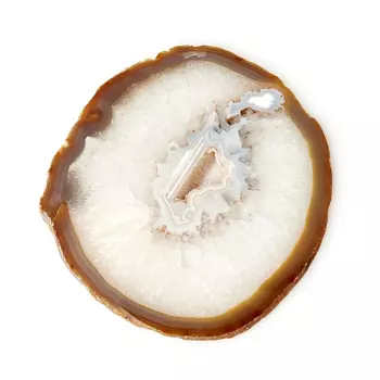 Срез агат серый L (12-16 см)