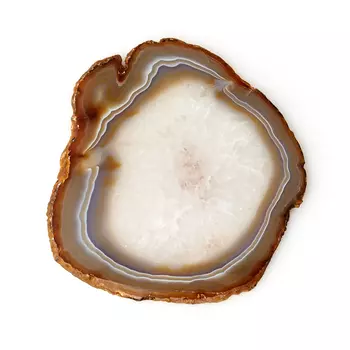 Срез агат серый L (12-16 см)