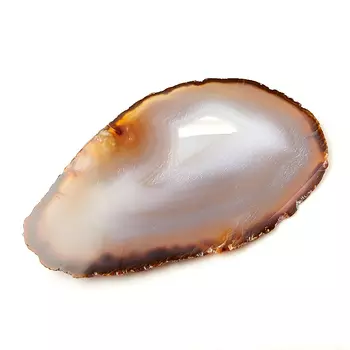 Срез агат серый L (12-16 см)