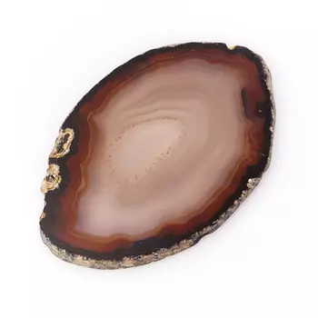 Срез агат серый M (7-12 см)