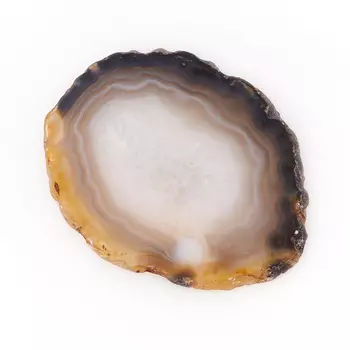 Срез агат серый M (7-12 см)