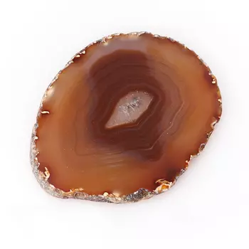 Срез агат серый M (7-12 см)