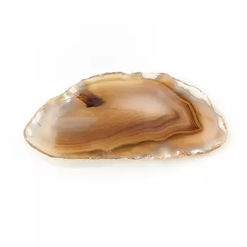 Срез агат серый M (7-12 см)