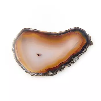 Срез агат серый S (4-7 см)