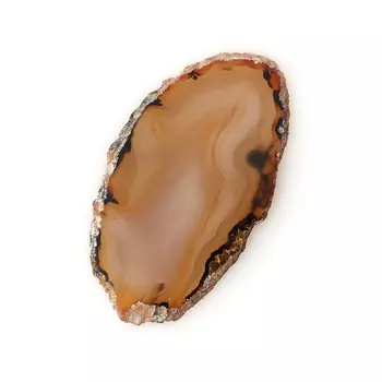 Срез агат серый S (4-7 см)