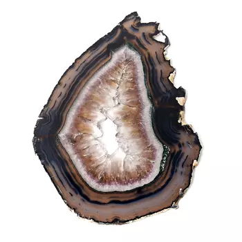 Срез агат серый XXL