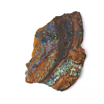 Срез азуромалахит L (12-16 см)