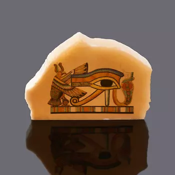 Срез с изображением селенит 4-5 см