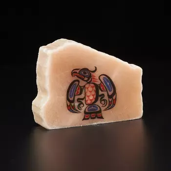 Срез с изображением селенит 4-5 см