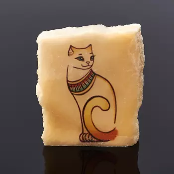 Срез с изображением селенит 5-6 см