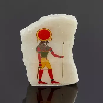 Срез с изображением селенит 5-7 см