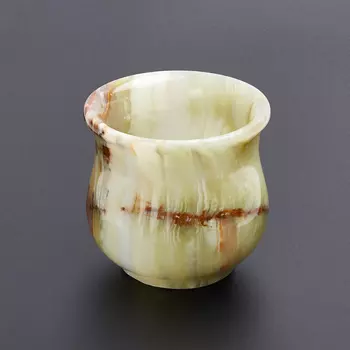 Посуда оникс мраморный (стакан) 6,5х7,5 см