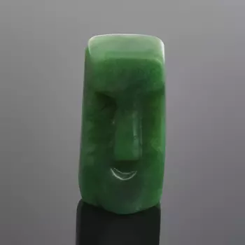Статуэтка бурхан нефрит зеленый 3 см