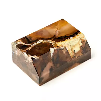 Стела агат коричневый M (7-12 см)