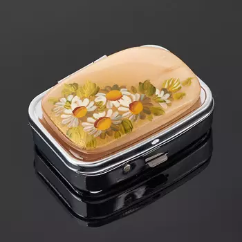 Таблетница селенит (биж. сплав) 4,5х5,5 см