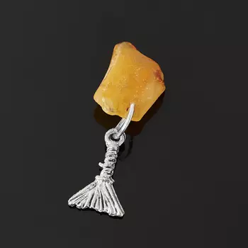 Талисман янтарь (метла) 1,5 см