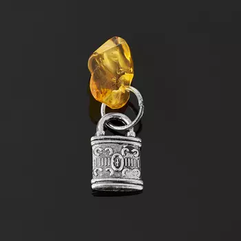 Талисман янтарь (замок) 1,5 см