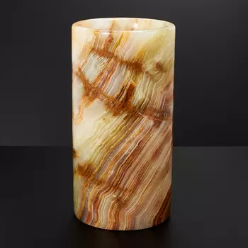 Ваза оникс мраморный 7,5х14,5 см
