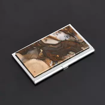 Визитница агат 5,5х9,5 см