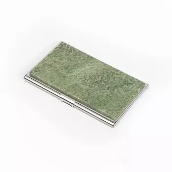 Визитница жадеит 6х9 см